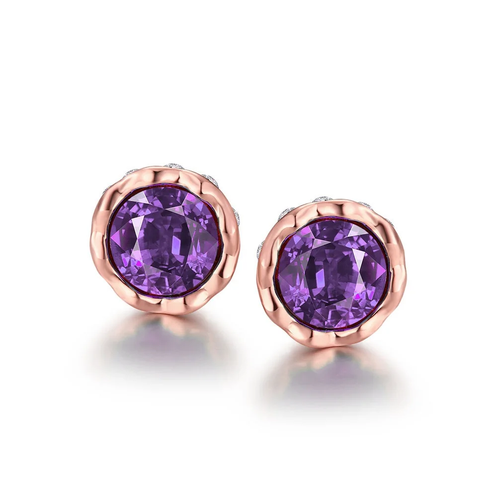 New Fashion jewelry High grade heart earrings for women Crystals From Austrian woman girl gift | Украшения и аксессуары