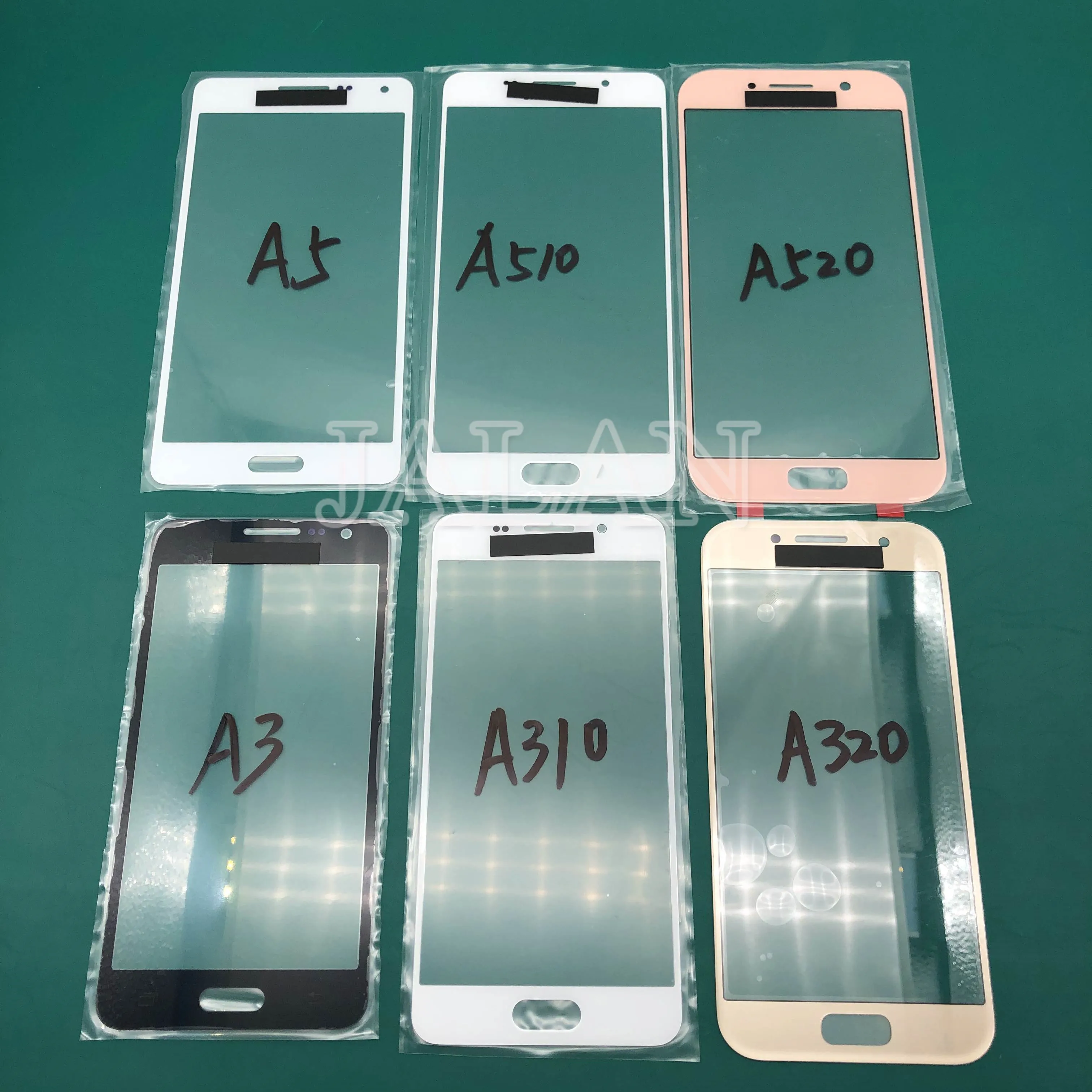 Переднее стекло для Samsung A300 A310 A320 A500 A510 A520 A530 Сменное с трещинами A8 2018 A3 A5 2016 2017