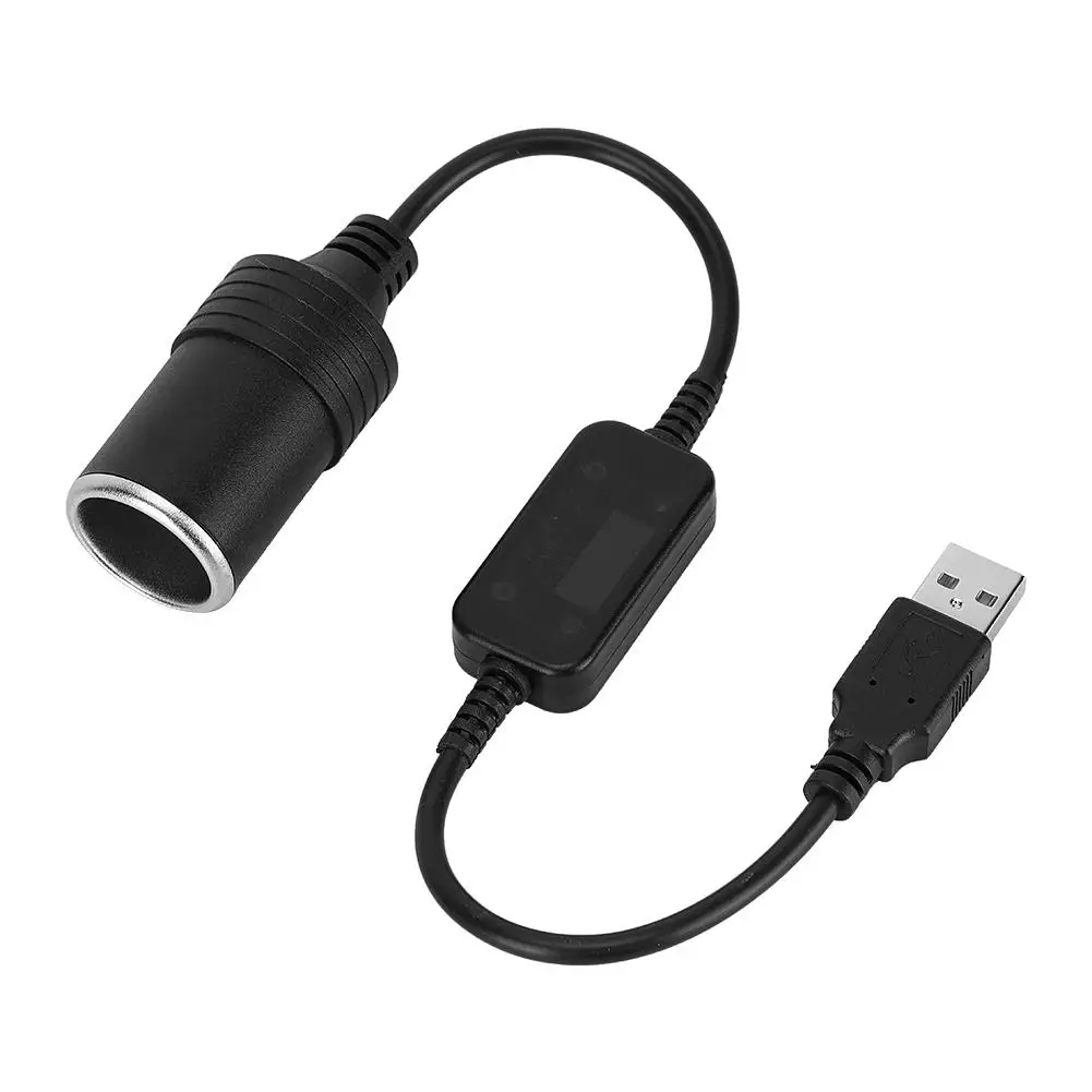 Автомобильный usb прикуриватель с 5 В на 12 USB конвертер адаптер штырь гнездо