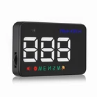 Автомобильный HUD Дисплей GPS Спидометр Speedo цифровой сигнал о превышении скорости лобовое стекло Projetor Авто навигация A5 Универсальный