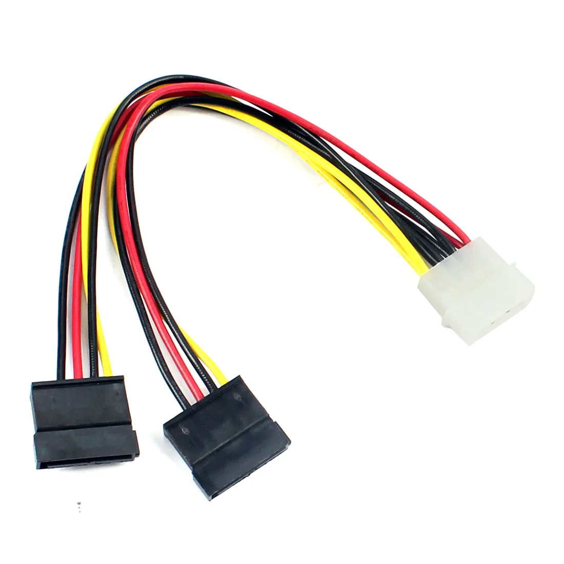 F04227 IDE 2 серия ATA SATA Y сплиттер 4 контактный жесткий диск адаптер питания кабель