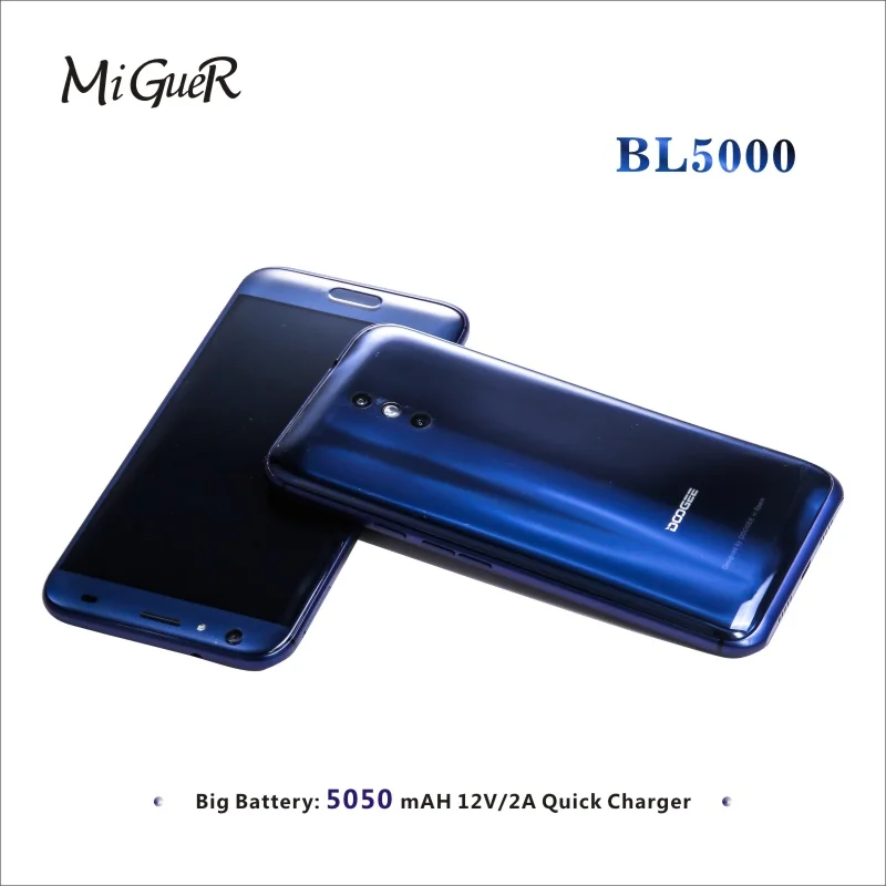 DOOGEE BL5000 4G отпечаток пальца мобильный телефон 5050 мАч 4 Гб + 64 13 МП 5 &quotFHD Android 7 0