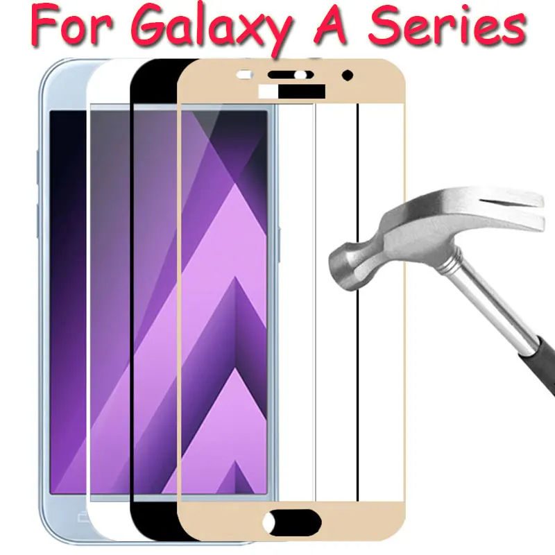 Защитное стекло для Samsung A5 2017 A3 A7 A6 Plus A8 2016 2018 защитная пленка на экран Galaxy A 8 7 6 3