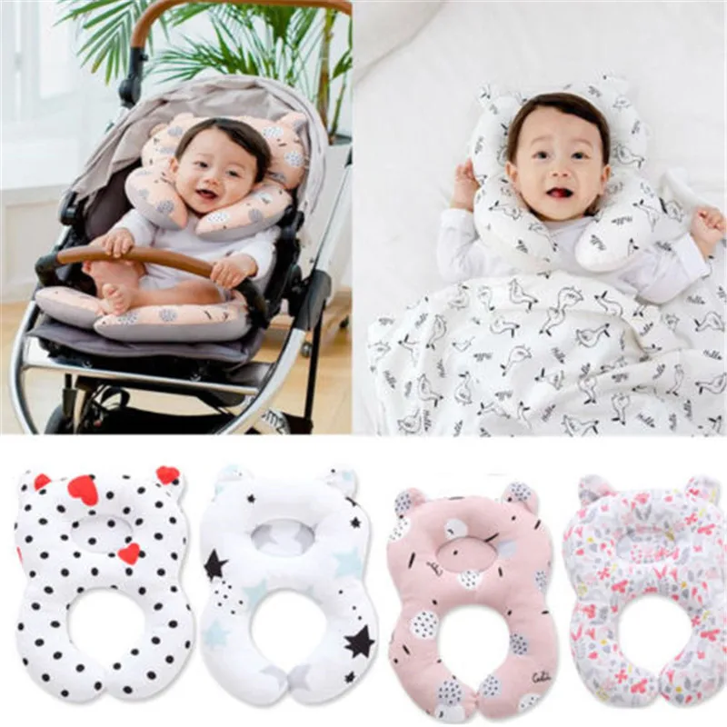 Baby Boy Girl Pillows Children Head Neck Support Headrest Travel Car Seat Pillow Breathable Unisex Kid U-Shape | Мать и ребенок