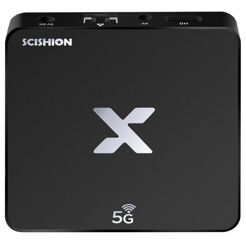 SCISHION модель X ТВ коробка Rockchip3229 Android 8 1 2 ГБ + 16 Гб 5G Wi Fi 100 Мбит/с Поддержка 4 K H.265