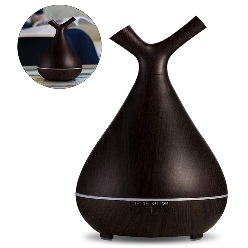 EU Plug Mini Essential Oil Diffuser Aroma Air Humidifier Double Branch Fog Mouth Home Office Aromatherapy Machine Cool Mist Hu | Бытовая