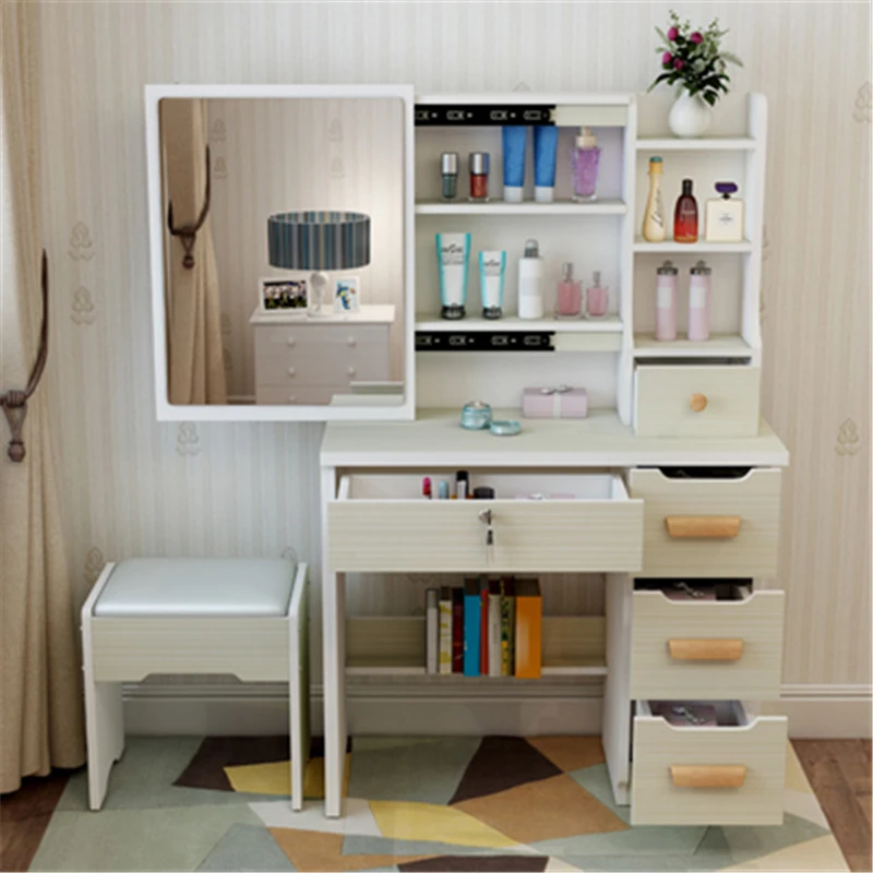 Коробка для макияжа Maquiagem Avec Miroir Vanity Coiffeuse Schminktisch Mesa деревянная настольная мебель