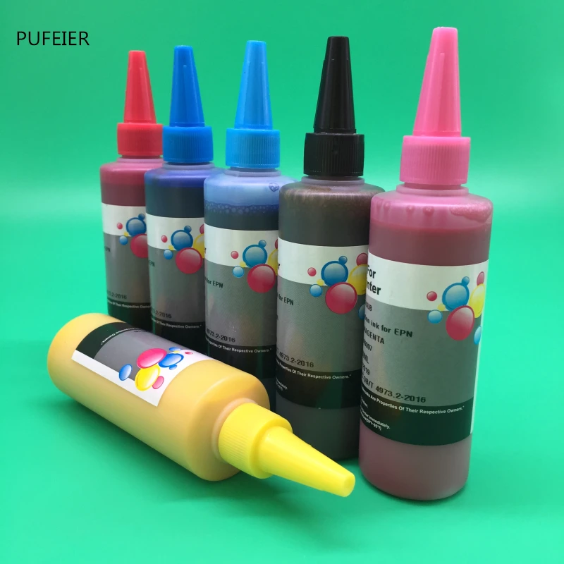 6 бутылок T0811 T0816 пигментные чернила для Epson Stylus photo 1410 R390 RX590 R270 RX690 RX610 RX615 R290 R295