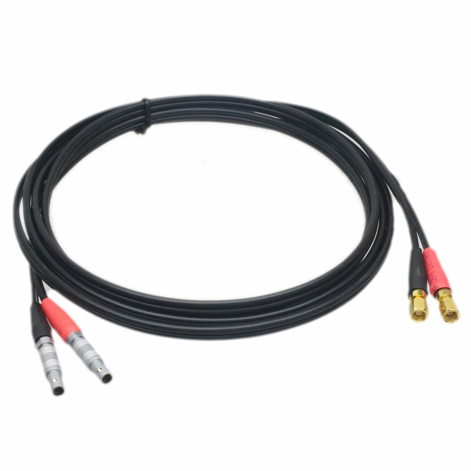Кабель с двойным LEMO 00S 00 штекером к гнезду Subvis для ультразвукового NDT TOFD USF GE Panametrics