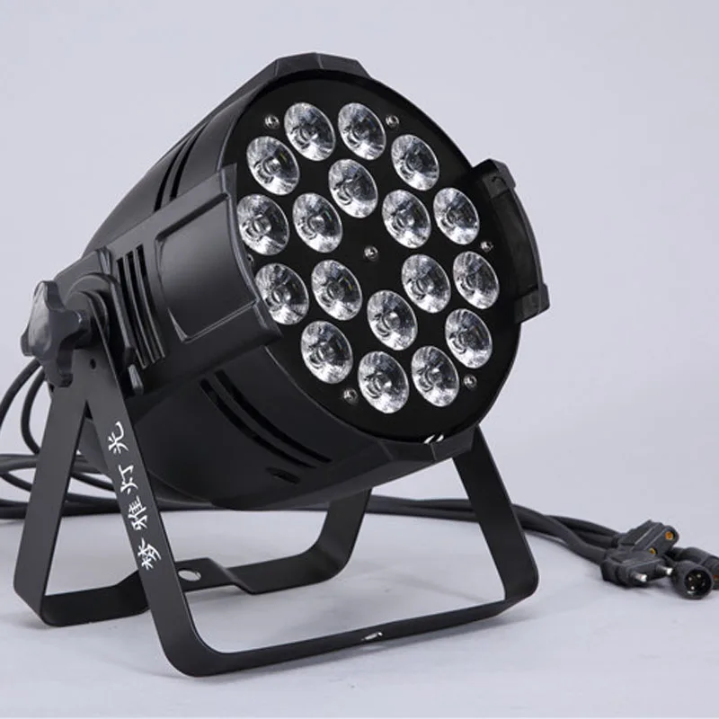 8 шт./лот хит продаж Четырехцветные светодиодные лампы для мытья 18x10 Вт