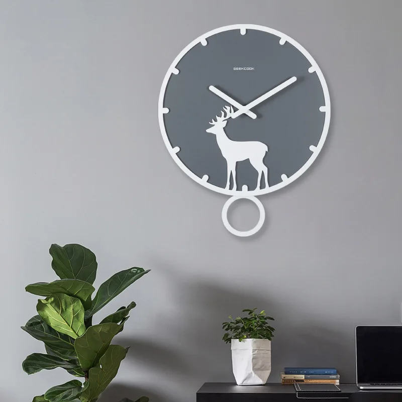 Geekcook 14 '✽ настенные часы для учебы простые в европейском стиле гостиной