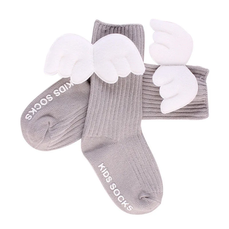 

0-4T Newborn Angel Wing Baby Toddler Infant Kid Cotton Warm Stockings Knee Tight