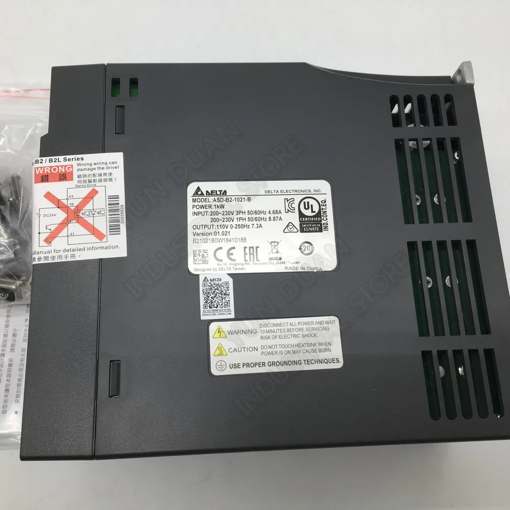 Новый 1KW B2 Delta Сервопривод переменного тока 1000W ASD 1021 B для ECMA C21010RS C21010SS|Двигатель AC|