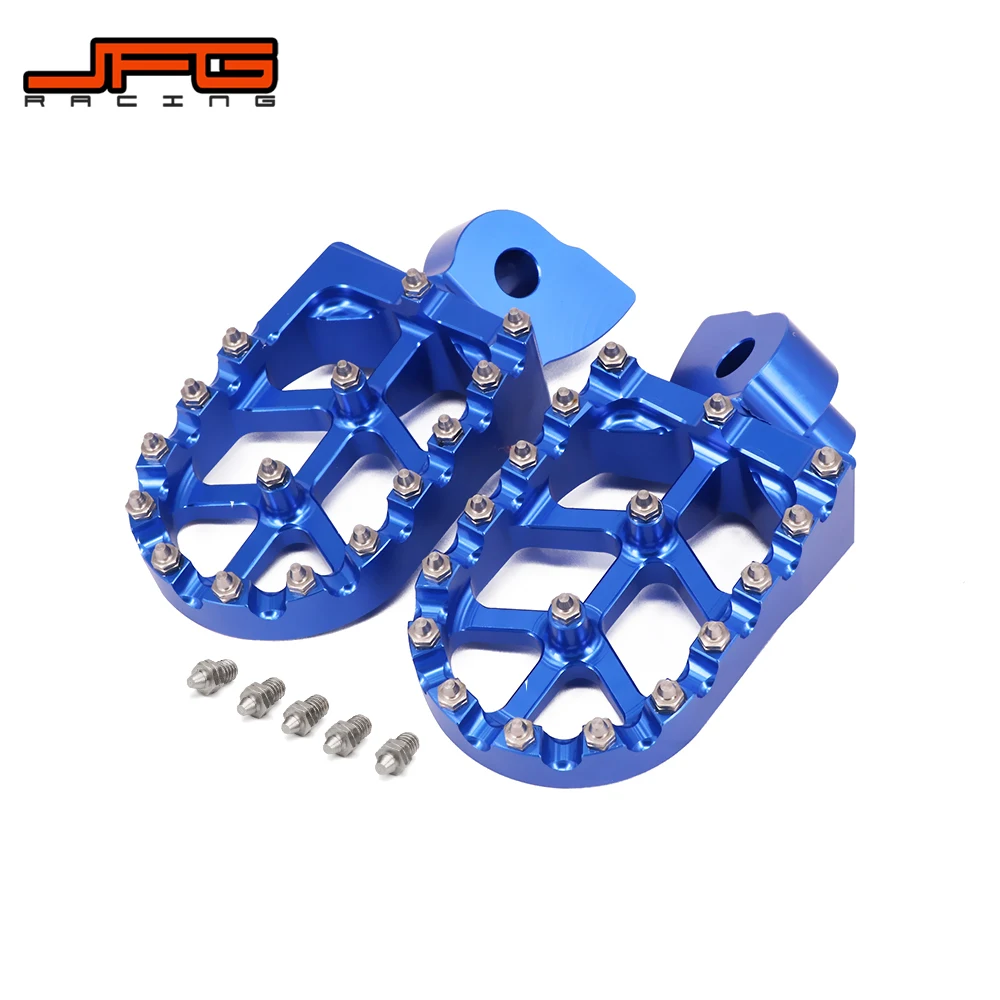 Алюминиевые Подножки для мотоцикла подножки педали Husqvarna CR SM SMR TC TE TXC WR 50 100 150 250 350