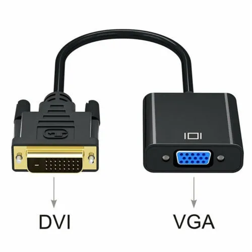 Кабель DVI VGA 1080p D 24 + 1 Pin штекер 15Pin гнездовой Активный адаптер конвертер|Кабели VGA| |