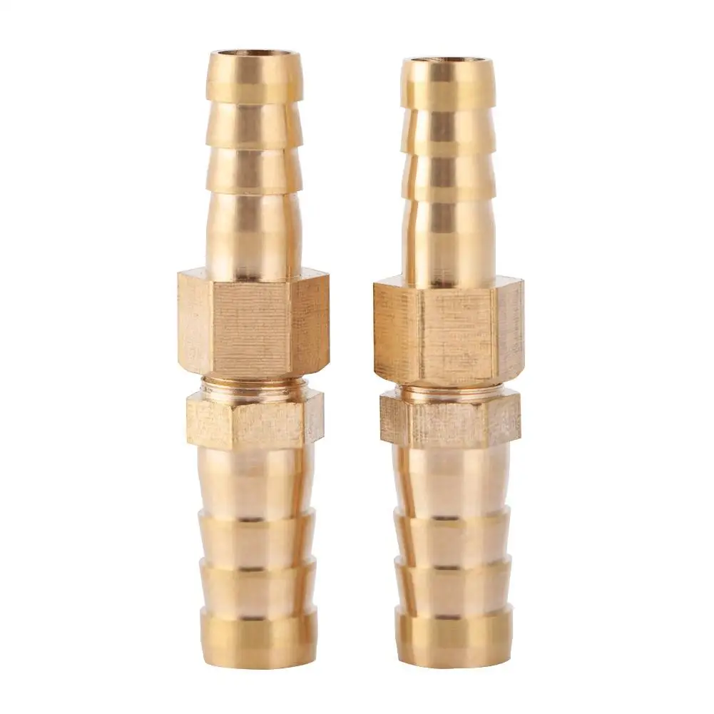 Фото 8mm-8/10/12mm Brass Fitting Hose Barb Tail Reducer Reducing Plug Connector Обустройство дома 8mm-8/10/12mm Brass Fitting Hose Barb Tail Reducer Reducing Plug Connector Обустройство дома