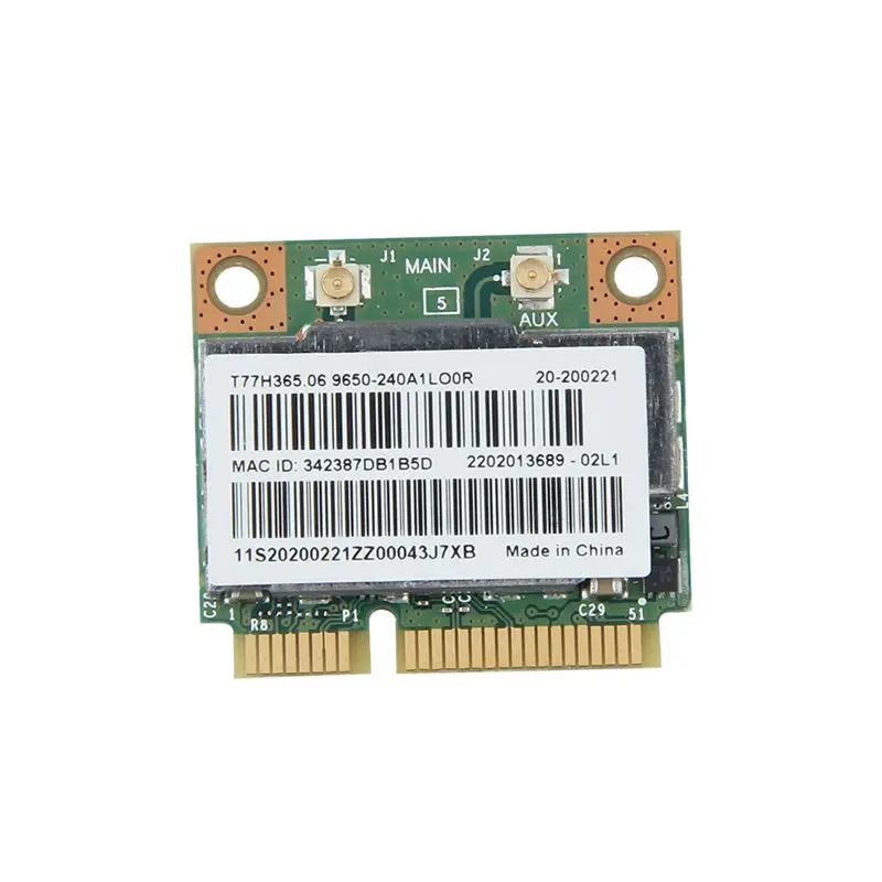 Fenvi Двухдиапазонная Bcm943228hmb 802.11a/B/G/N 300 Мбит/с Wifi беспроводная карта Bluetooth 4 0