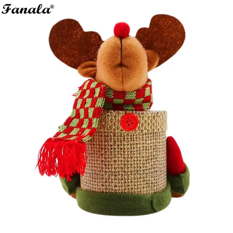 Cute Multicolor Candy Box Christmas Style Elk Snowman Old Home Decoration As Picture | Дом и сад
