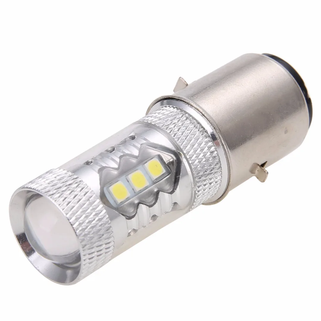 Mayitr 1 шт. BA20D H6 80 Вт белый светодиодный светильник 12 В для головы мотоцикла