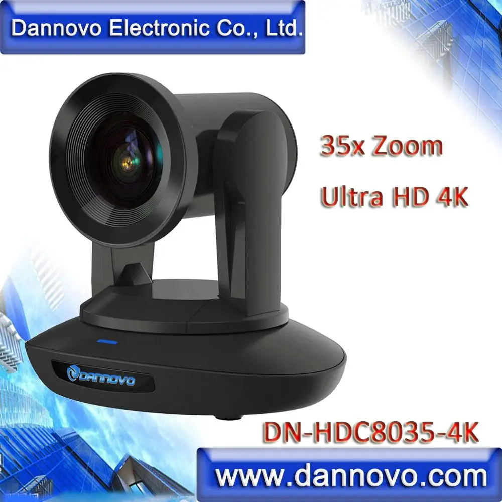 

Камера для видеоконференции DANNOVO 35x Zoom 4K, для прямой трансляции по IP, SDI, HDMI, USB3.0 PTZ камера, 4K камера