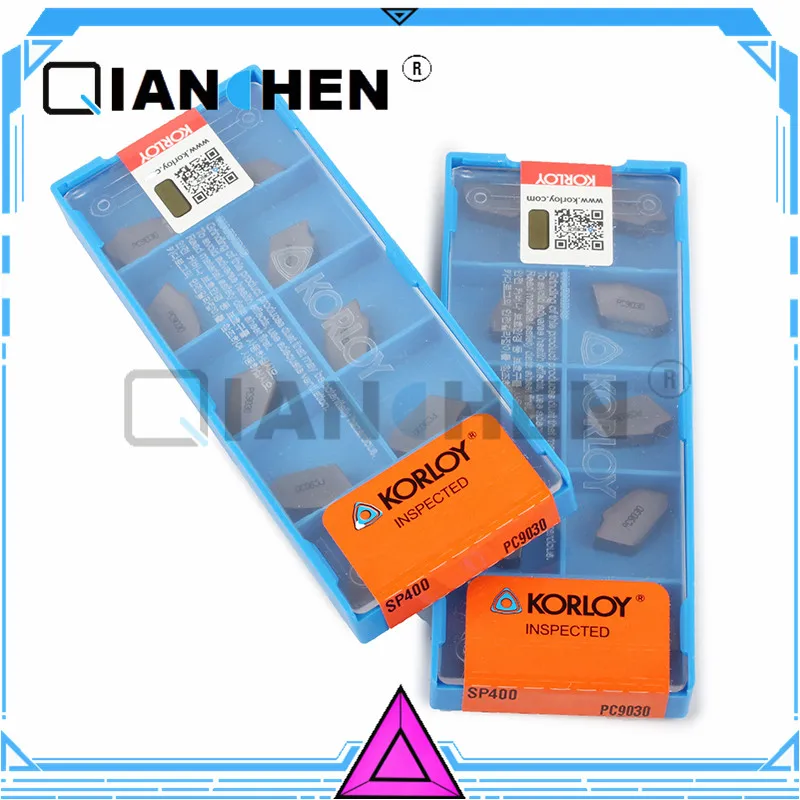 Оригинальный Корея Korloy SP400 NC9030 (10 шт./лот) Высококачественная вставка для