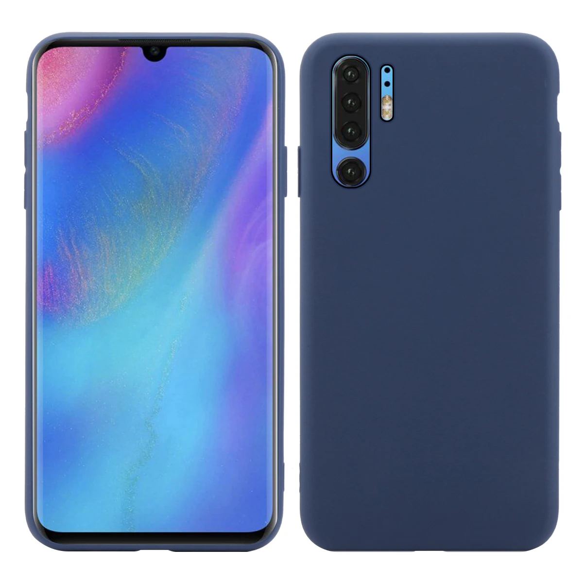TORUBIA For Huawei P30 Pro Case Soft Silicone Candy Color Slim Matte TPU Back Cover Shockproof Funda | Мобильные телефоны и