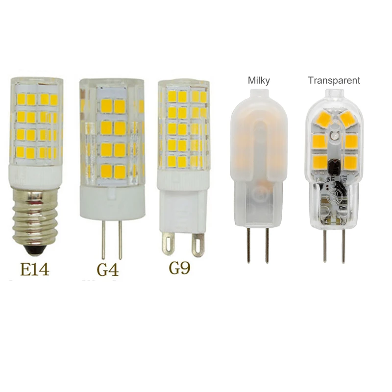 Светодиодсветильник лампа-кукуруза нового дизайна SMD2835 G4 G9 E14 220 В 12 Вт 9 7 5 3 | Лампы