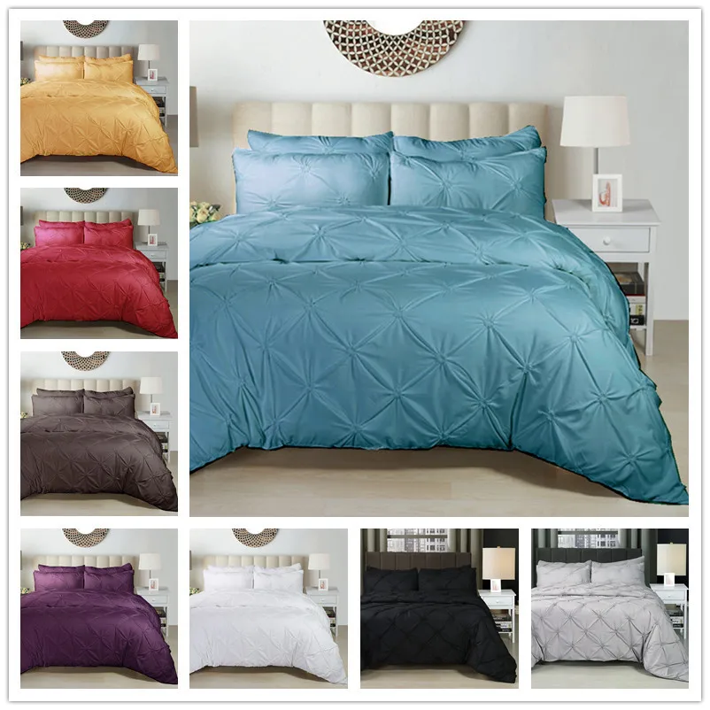 

2018 New Pure Color Luxury ruffle Bedding set Soft Pleated Oversize Bed Suit Clean and Comfortable Sheet Household decoration28