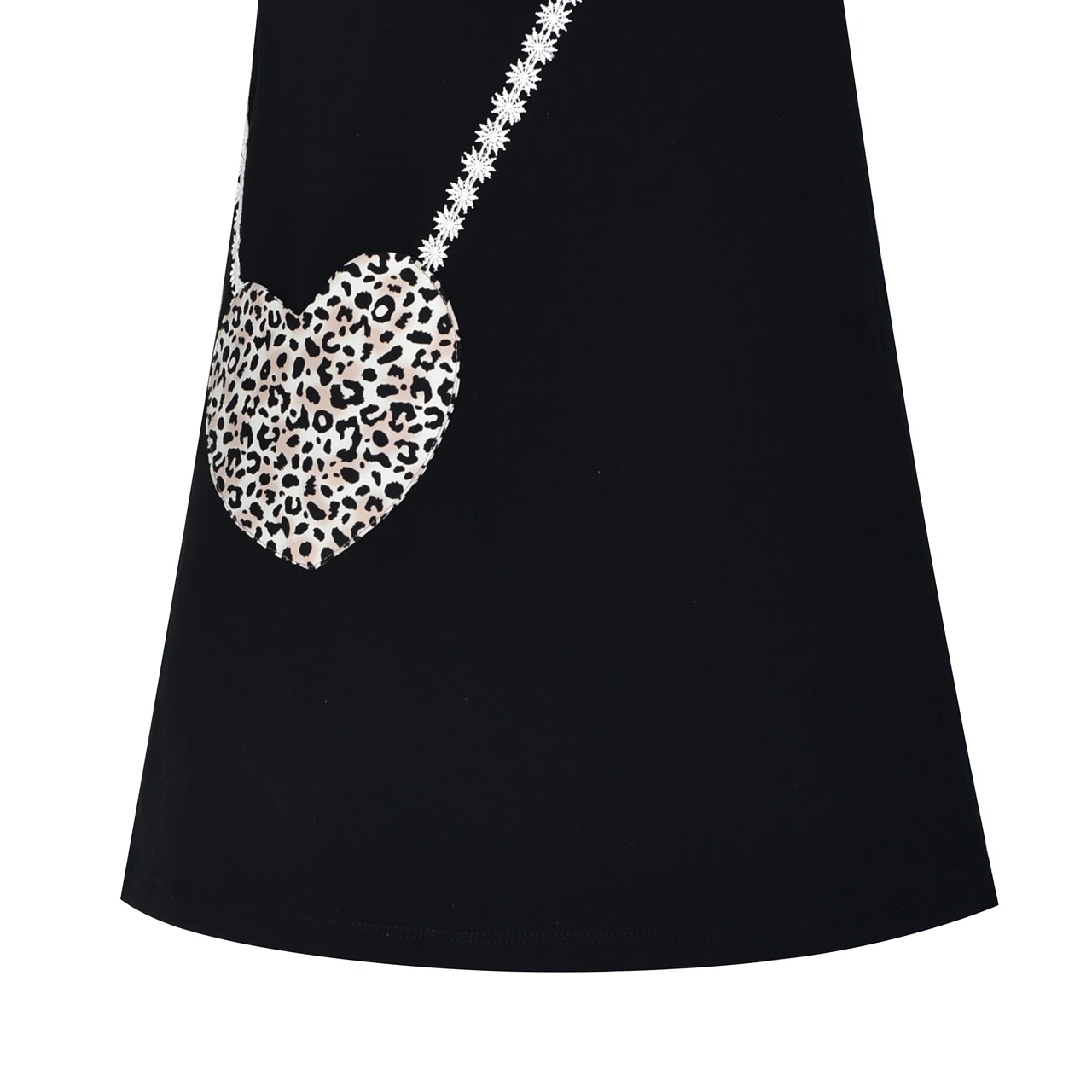Sunny Fashion платья для девочек платье Повседневная Короткий рукав Леопард Воротник