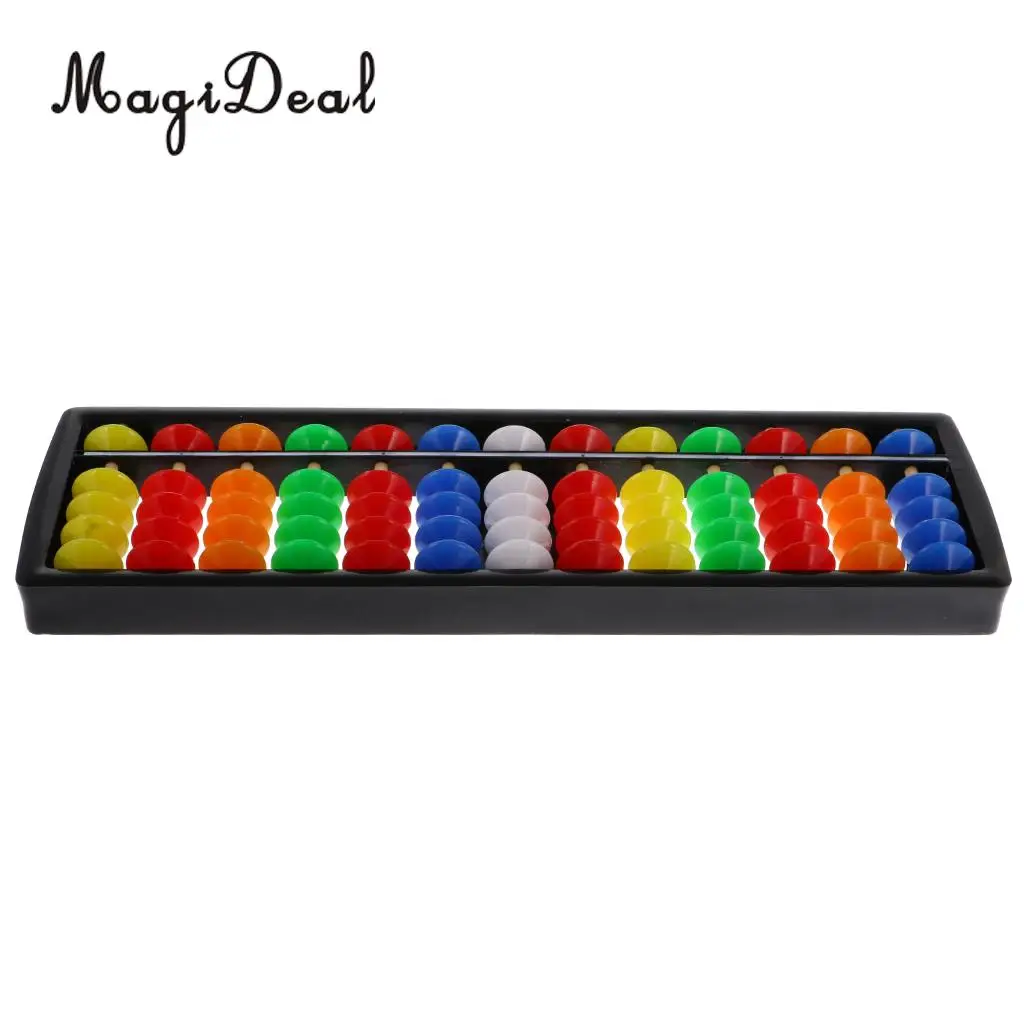 13 СТЕРЖНЕЙ пластиковые бусины Абакус соробан расчетный инструмент обучающая