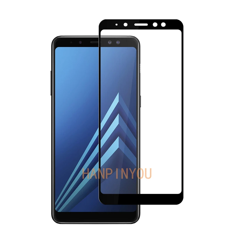 10 Pcs For Samsung Galaxy A8 A530 / Plus (2018) A730 5D Full Glue Cover Toughened Tempered Glass Film Screen Protector Guard | Мобильные