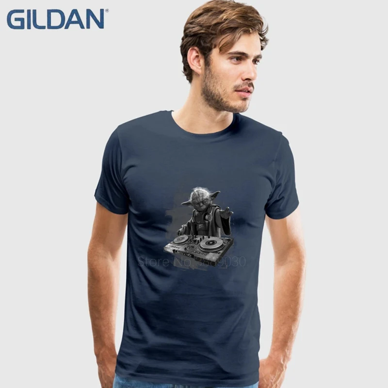 Star Wars Yoda T Shirt Men's Designed Short-Sleeve Father's Day Custom Undershirt Tshirts | Мужская одежда