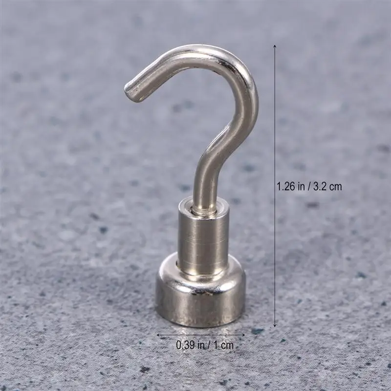 OUNONA 10pcs Heavy Duty Strong Magnetic Hooks for Storage and Organization Home Kitchen Accessories | Дом и сад