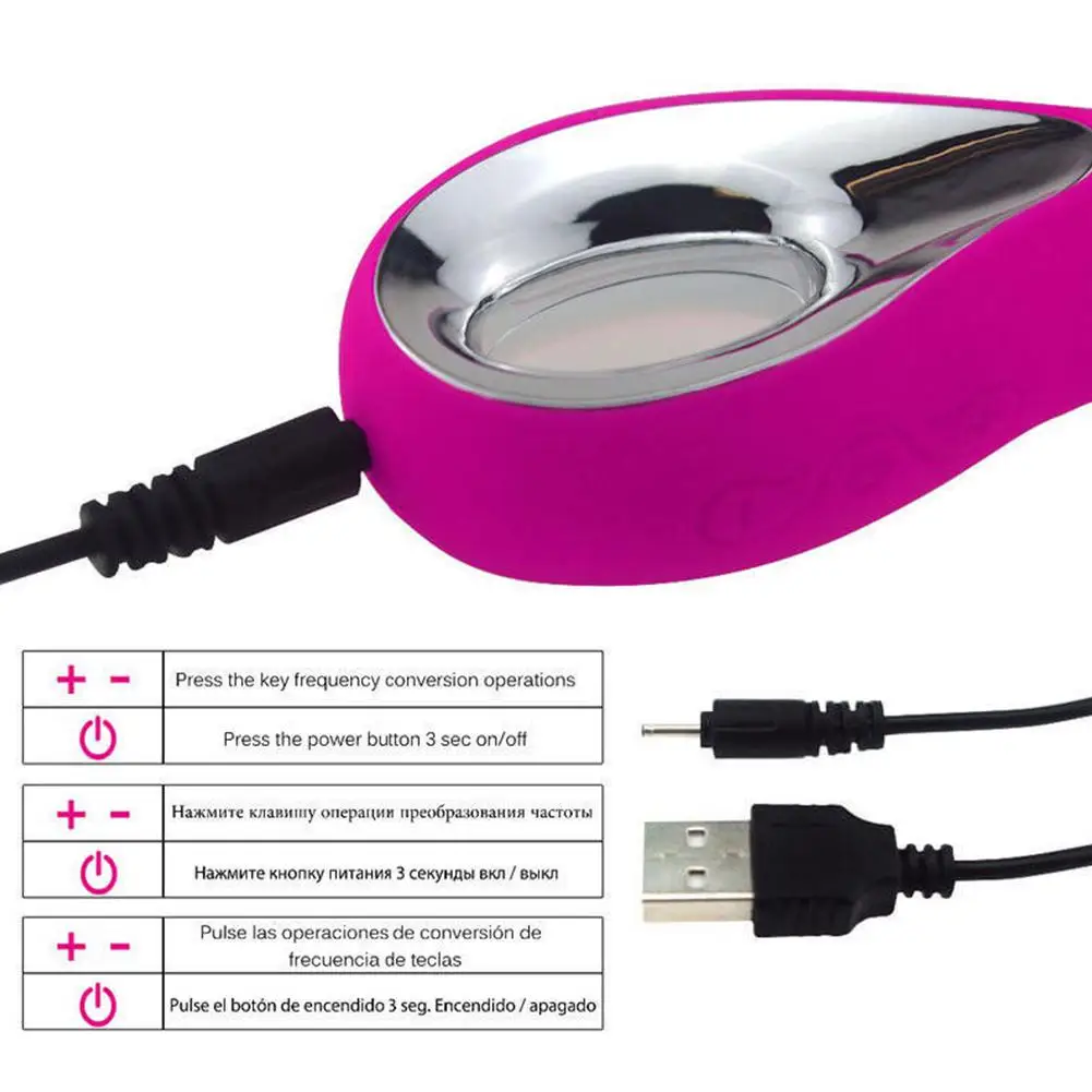USB Перезаряжаемый вибратор беспроводная секс игрушка|Вибраторы и