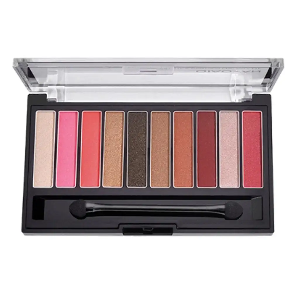 10 цветов Профессиональная палитра теней для глаз матовый 82 г Shimmer Eye Makeup China Cosmetics