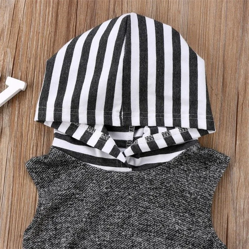 Pudcoco Brand Casual Cotton 2pcs Dinosaur Baby Boys Sleeveless T-shirt Tops+Pants Trousers Outfit Toddler Kids Clothes | Детская одежда