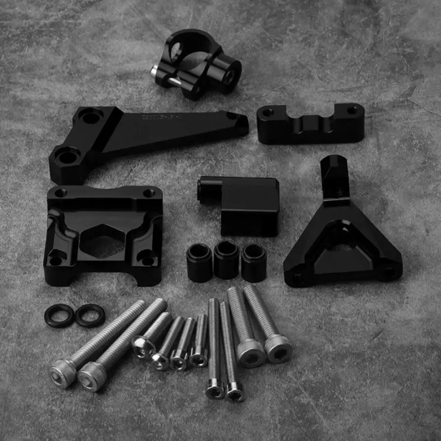 Мотоцикл CNC рулевой демпфер Монтажный кронштейн комплект для KAWASAKI Z250 Z300 2013-2016 Suporte