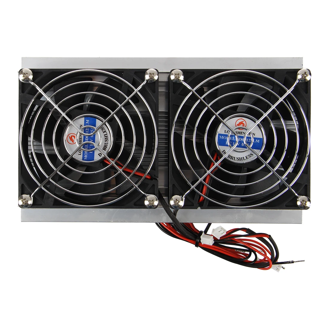 

EAS-Thermoelectric Peltier Refrigeration Cooling System Kit Cooler Double Fan DIY