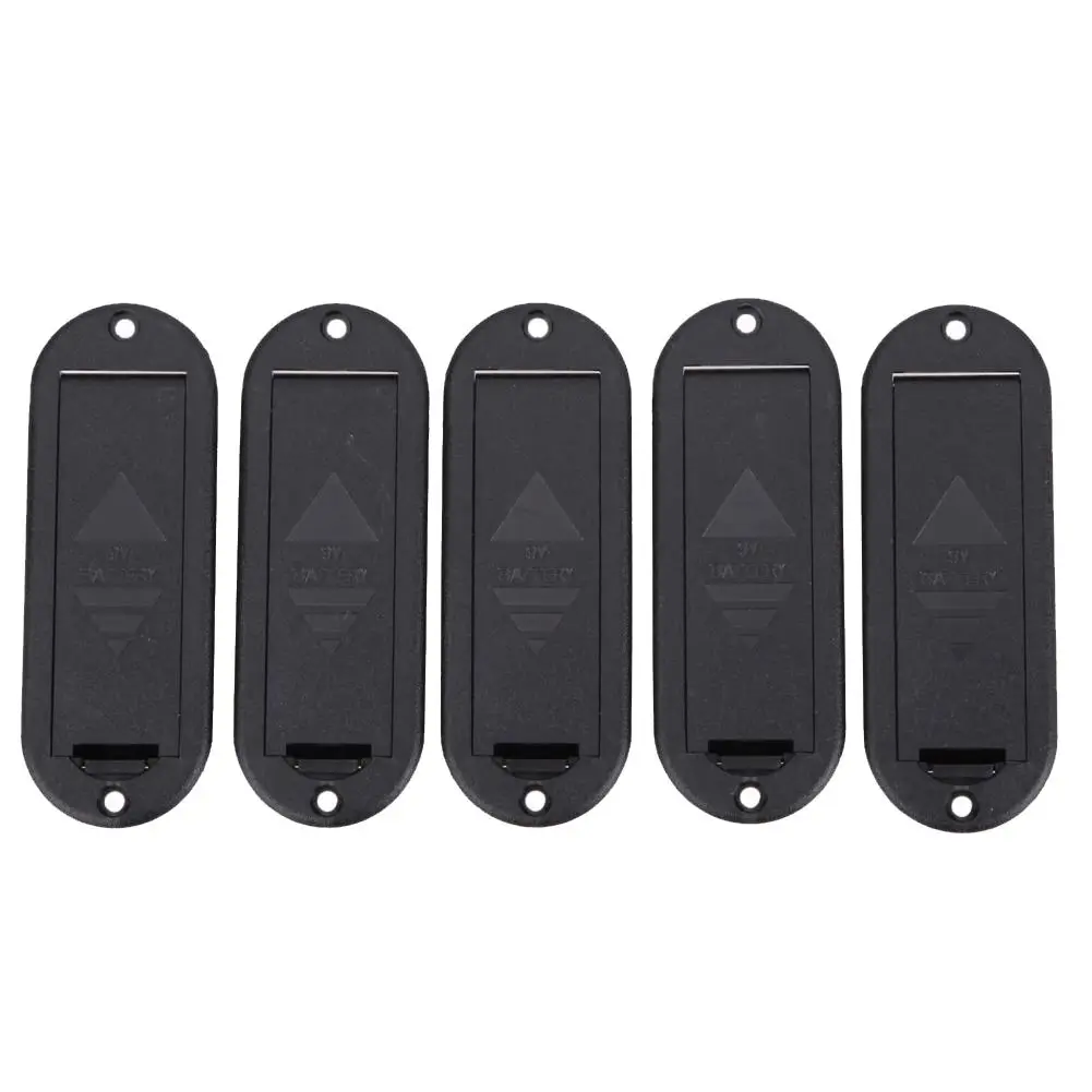 FULL 5pcs 9V батарея Чехол держатель Крышка Коробка Замена для активной гитары Бас