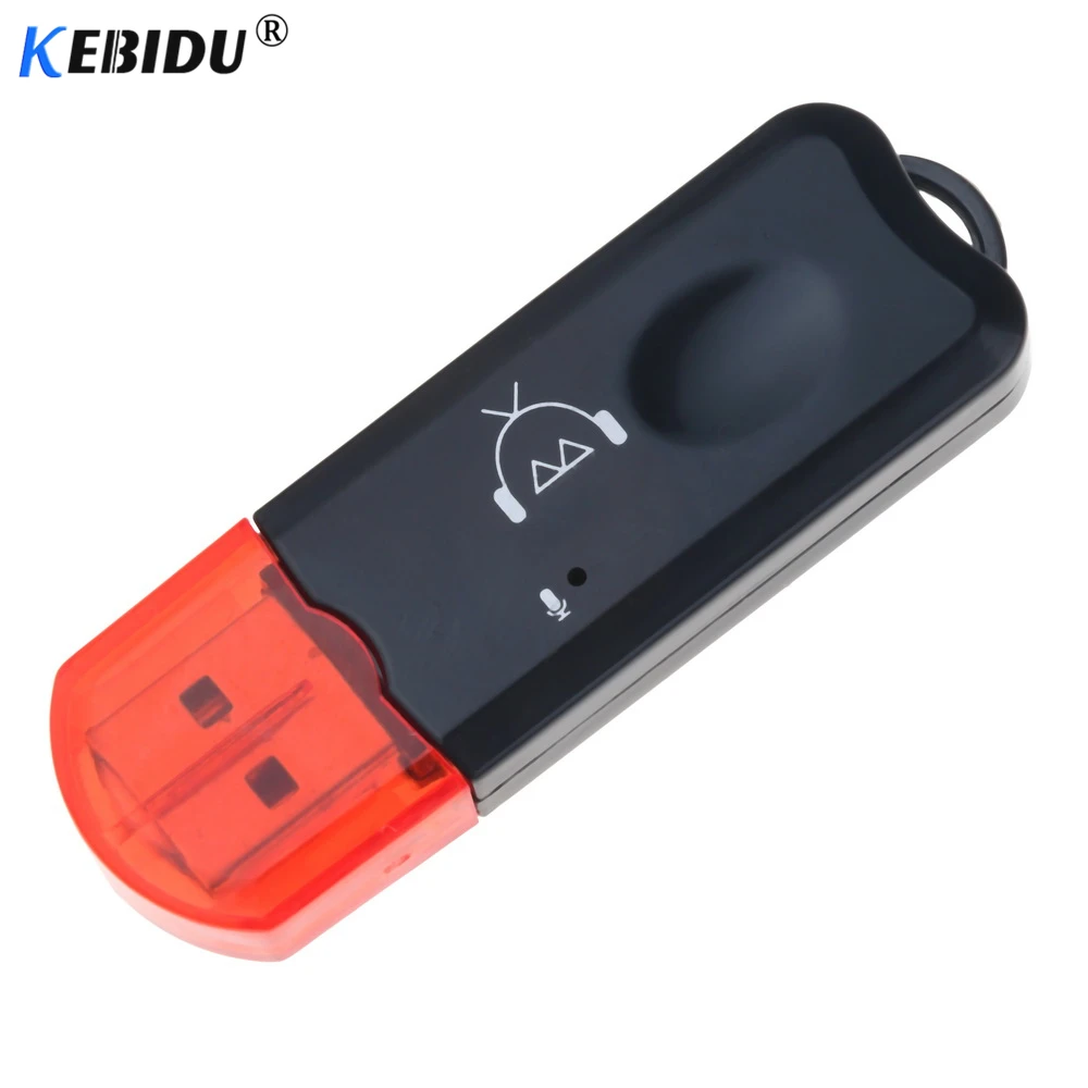 Kebidu беспроводной USB Bluetooth V2.1 приемник адаптер ключ с микрофоном стерео аудио