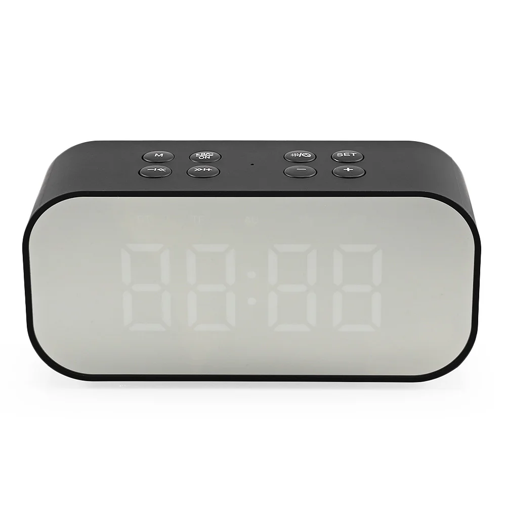 Новый AEC BT501 Мини цифровой будильник беспроводной Bluetooth стерео динамик Колонка