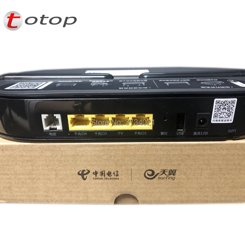 Оригинальный Huawei HS8145V EPON ONT 4GE + 1Tel 1USB Wi Fi 2 4G/5G ONU для волоконно оптический сетевой