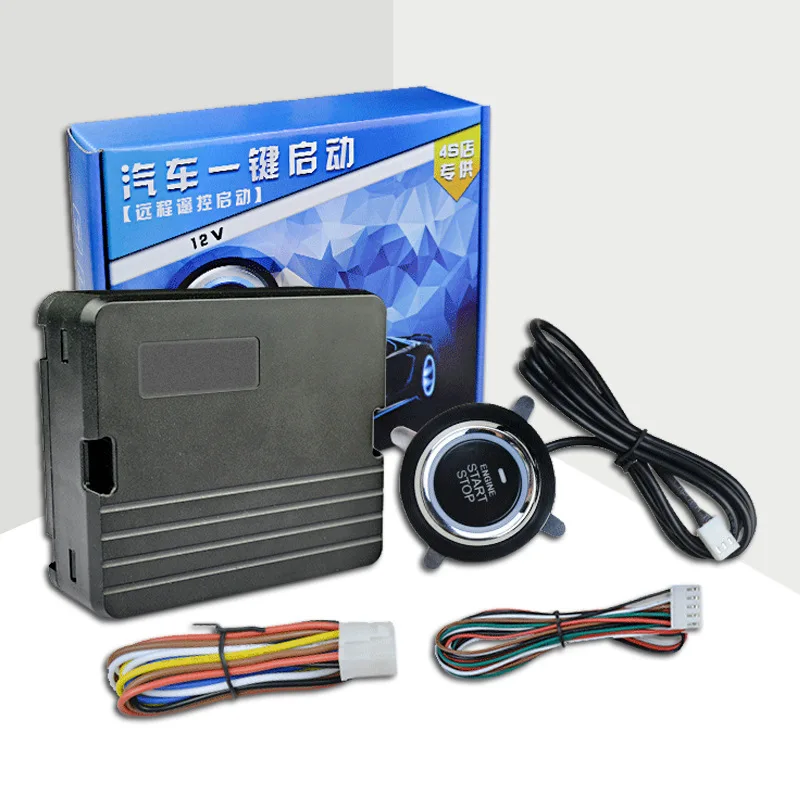 CARCHET DC 12V Car Engine Push Start Remote Control Button Starter Keyless Automobiles One Stop Immobilizer |