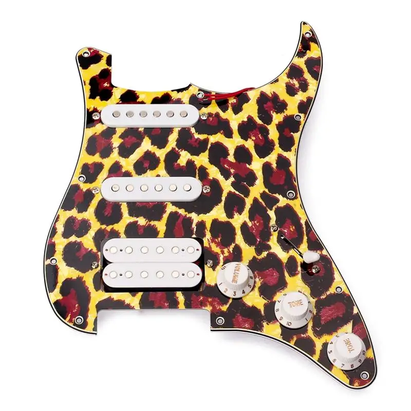 3 Ply SSH Prewired нагруженный Pickguard скретч пластина 2 однокатушечные звукосниматели и