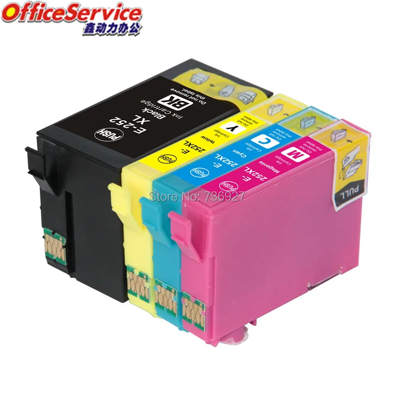 

Совместимые чернильные картриджи T252XL T2521 для Epson