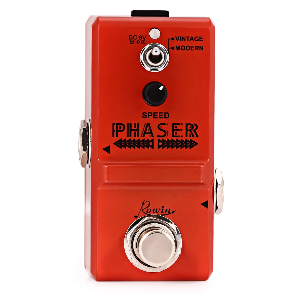 ROWIN LN 313 аналоговый Phaser гитарный эффект педали истинного обхода для музыкальный