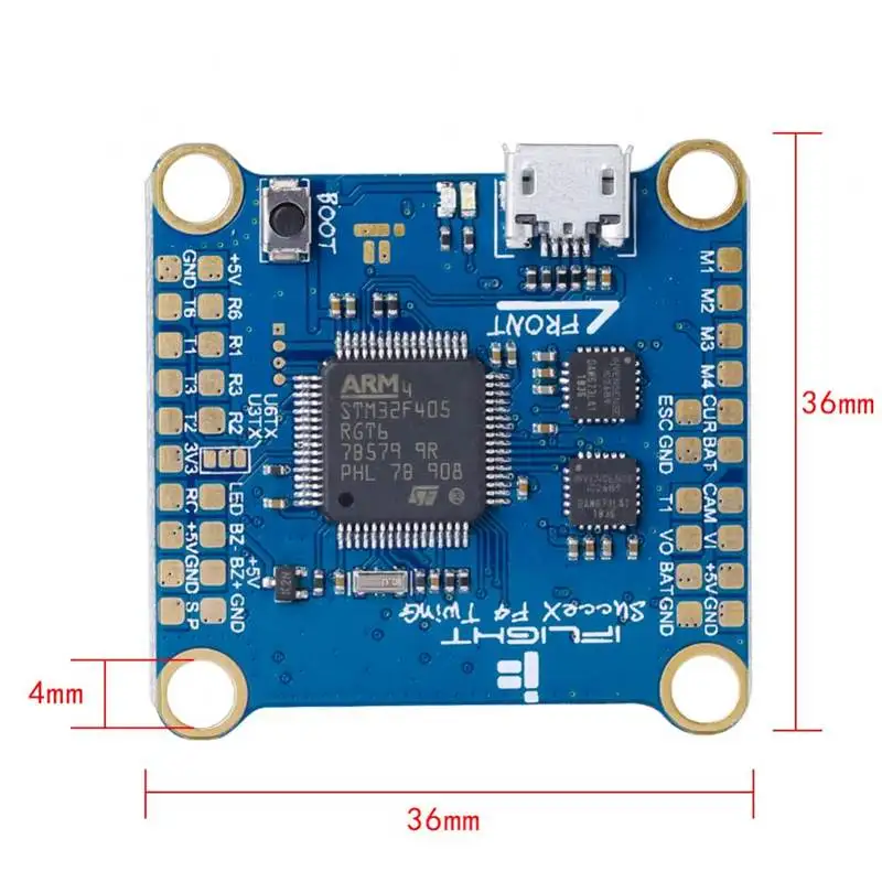 Контроллер полета iFlight sucex F4 5V 3A TwinG Dual Gyro &amp 50A BLheli_32 2-6S 4in1 ESC стек для моделей RC