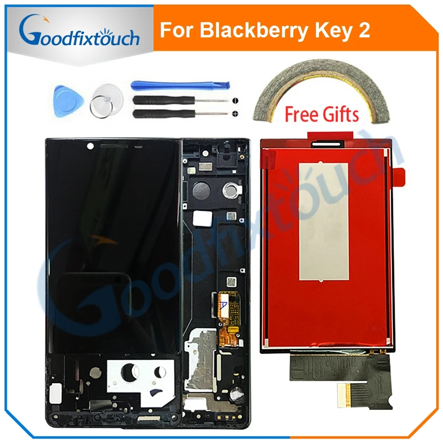 Для Blackberry Key 2 Key2 ЖК-дисплей + фото с рамкой для Two Keytwo запасные части | Мобильные