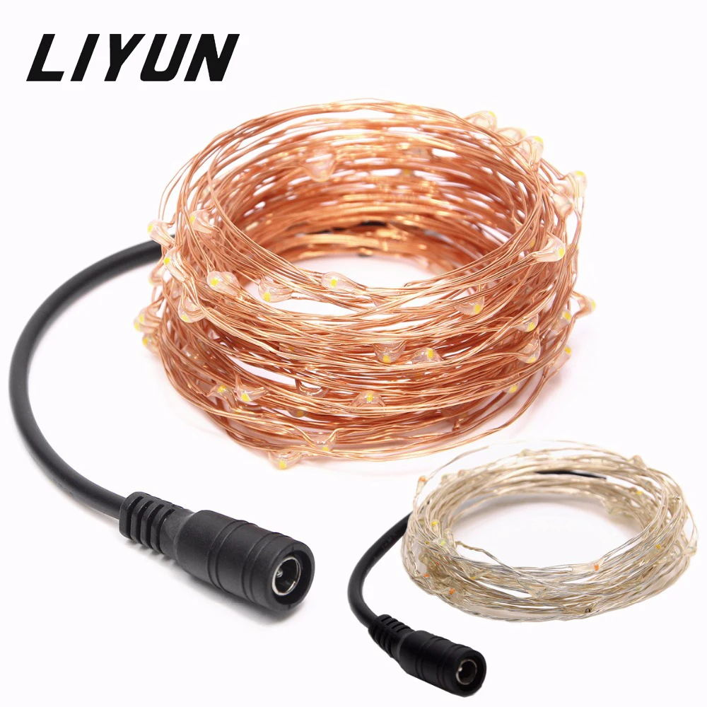 DC12V гирляндой светодио дный строка 10 дный/м Рождество Водонепроницаемый гирлянды