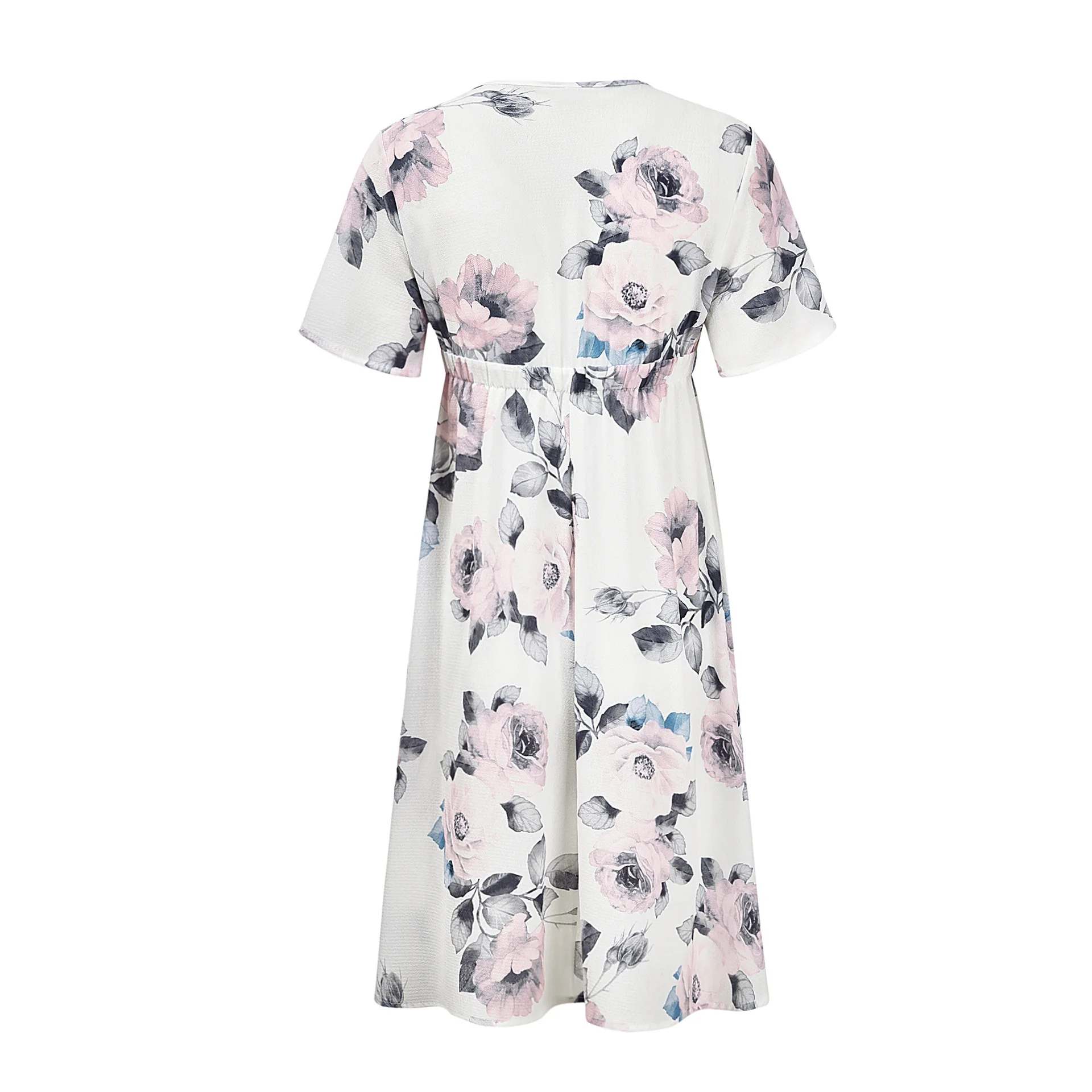 Новинка 2019 шифоновое платье с принтом в европейском и американском стиле